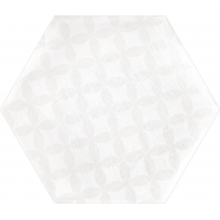 BOREAL blanco hexa | decor hidra | 23x27 | 01S | R9