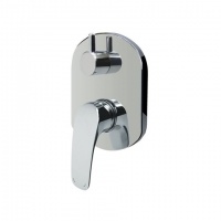 MEREO | EVE |  sprchová baterie |  podomítková s přepínačem |  Mbox |  oválný kryt