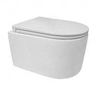 MEREO | WC závěsné | kapotované | hl.45cm | rimless | vč.sedátka SLIM soft-close