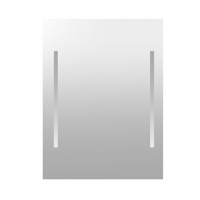 MEREO | zrcadlo | s osvětlením a řetízkovým vypínačem | 60x80x4cm