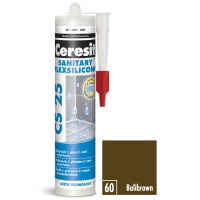 CERESIT | CS 25 | SANITARY | balibrown-60 | sanitární silikon | 280ml | DOPRODEJ-NOVÉ IDH