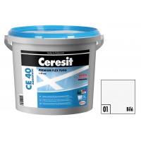 CERESIT | CE 40 | Aquastatic | bílá-01 | flexibilní spárovací hmota | CG2WA | 5kg