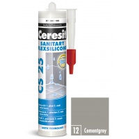 CERESIT | CS 25 | SANITARY | cementgrey-12 | sanitární silikon | 280ml