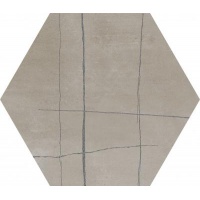 KAI greige hexa | decor | 52x60 | 01S | rekt | R9 