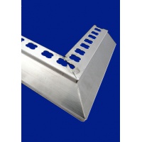 PROFIN | ARP | balkonový roh | vnější | hliník | C0=elox stříbrný | Š=32 | D=250x250 
