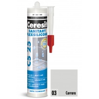 CERESIT | CS 25 | SANITARY | carrara-03 | sanitární silikon | 280ml