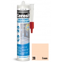 CERESIT | CS 25 | SANITARY | cream-28 | sanitární silikon | 280ml