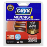 CEYS | MONTACK | lepí vše okamžitě | páska pro LED | 10m x 8mm

