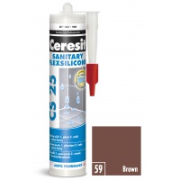 CERESIT | CS 25 | SANITARY | brown-59 | sanitární silikon | 280ml