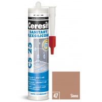 CERESIT | CS 25 | SANITARY | siena-47 | sanitární silikon | 280ml