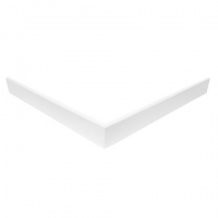 MEREO | čelní panel pod vaničku | čtverec,obdélník | 100x120 | výška 10cm | sada 2ks | bíl