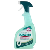 SANYTOL | desinfekční univerzální čistič 4 účinky | sprej limetka | 500ml
