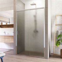 MEREO | LIMA | sprchové dveře | dvoudílné | š.120 | v.190 | aluchrom | sklo 6mm POINT