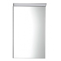 SAPHO | BORA | zrcadlo v rámu | s LED osvětlením | vč.vypínače | obdélník | 40x60 | hliník