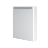 MEREO | SIENA | galerka s osvětlením LED | 64cm | L/P | 1 dvířka | bílá lesk