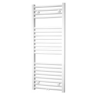 MEREO | otopný žebřík | rovný | 450x970mm | středové připojení | bílá