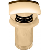 RAV | uzavírací výpusť clic-clac | čtverec | pr.5/4´´ | mosaz/zlato