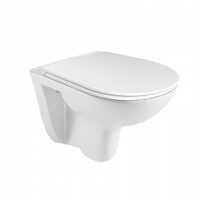 MEREO | WC závěsné | RIMLESS | 530x355x360 |  keramické | včetně sedátka CSS124