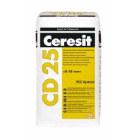 CERESIT | CD 25 | cementová opravná malta | od 5mm do 30mm | 25kg