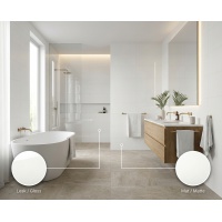 KRISTALL white | bílá | mat | 30x60 | 02S | 8mm